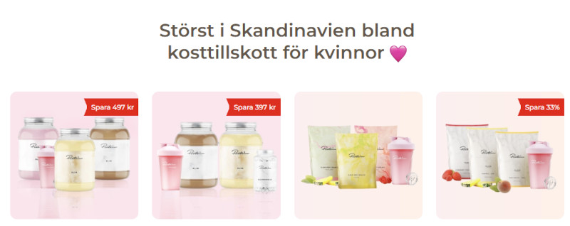 Black Friday kosttillskott - Black Week proteinpulver