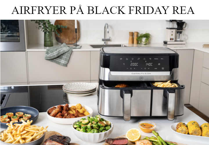 Airfryer på Black Friday rea kampanj