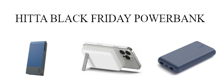 Black Friday Powerbank - Hitta Black Week erbjudande