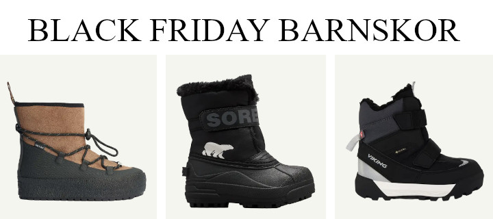 Black Friday barnskor - Hitta rea erbjudande på skor till barn under Black Week