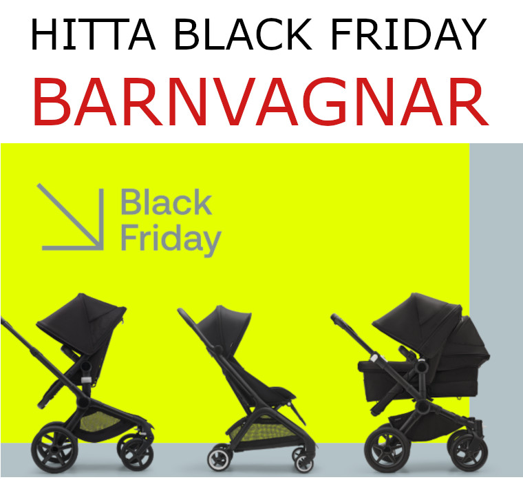 Black Friday barnvagn - Hitta bra barnvagnar på Black Week rea