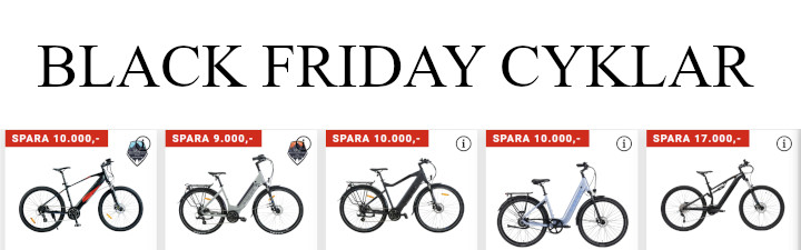 Black Friday cykel - Black Week erbjudande på elcykel