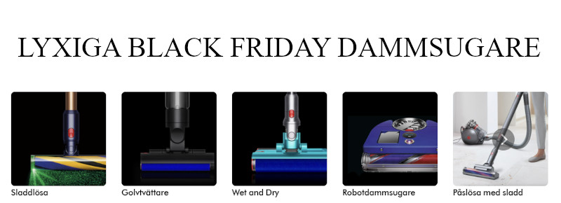 Black Friday dammsugare på rea - Lyxiga produtker från Dyson Black Week