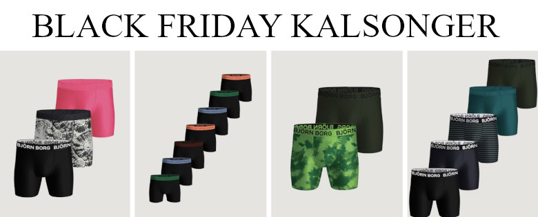 Black Friday kalsonger - Black Week rea på underkläder till män