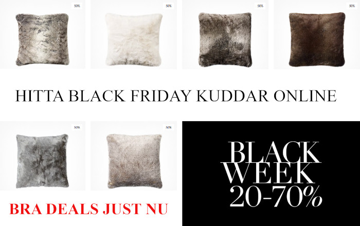 Black Friday kuddar - Rea erbjudande 2024