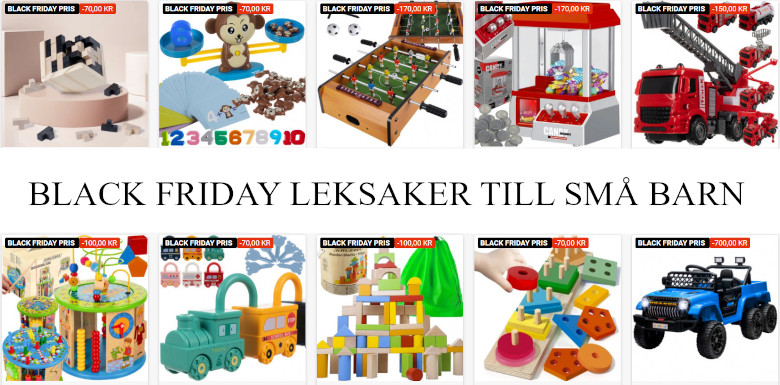 Black Friday leksaker till små barn