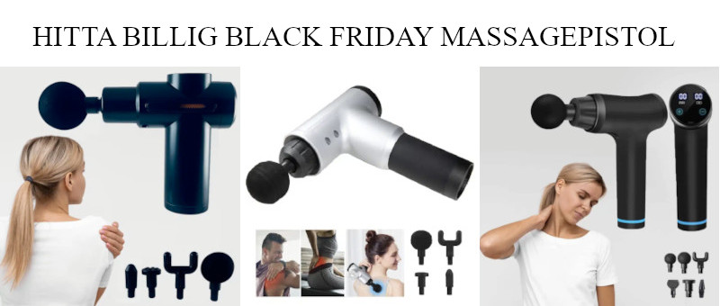 Black Friday massagepistol - Stor rea 2024