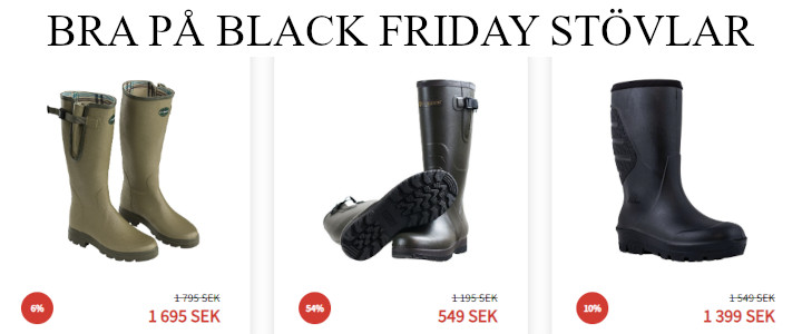 Black Friday skor - Black Week rea deals på stövlar