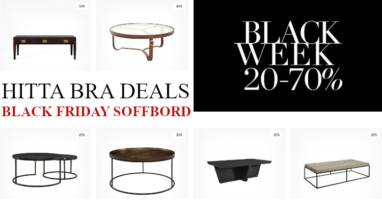 Black Friday soffbord - Black Week rea erbjudande