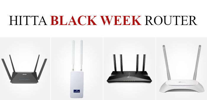 Black Week router rea