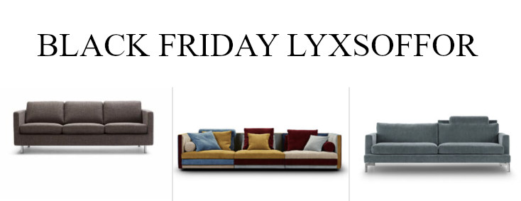 Deals på Black Friday soffa - Lyxiga soffor till Black Week rea