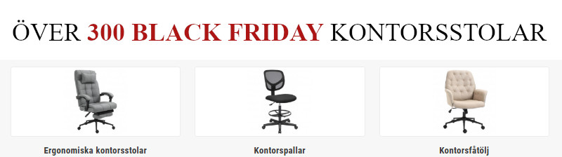 Kontorsstol - Black Friday rea