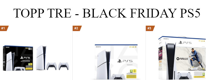 Topplista - ps5 black friday week playstation