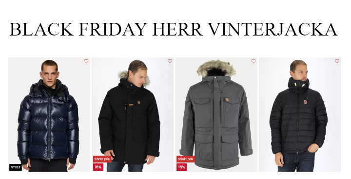 Vinterjacka herr black friday - Black Week deal