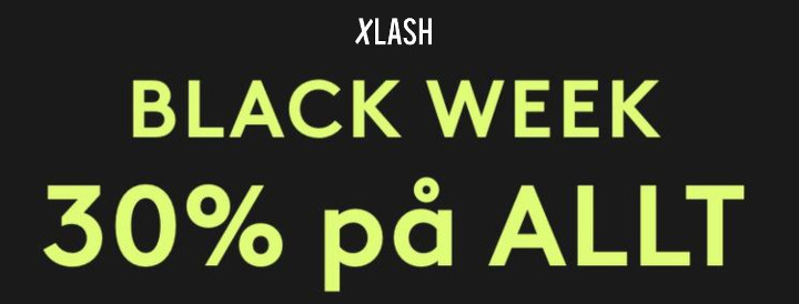 Xlash - black friday smink